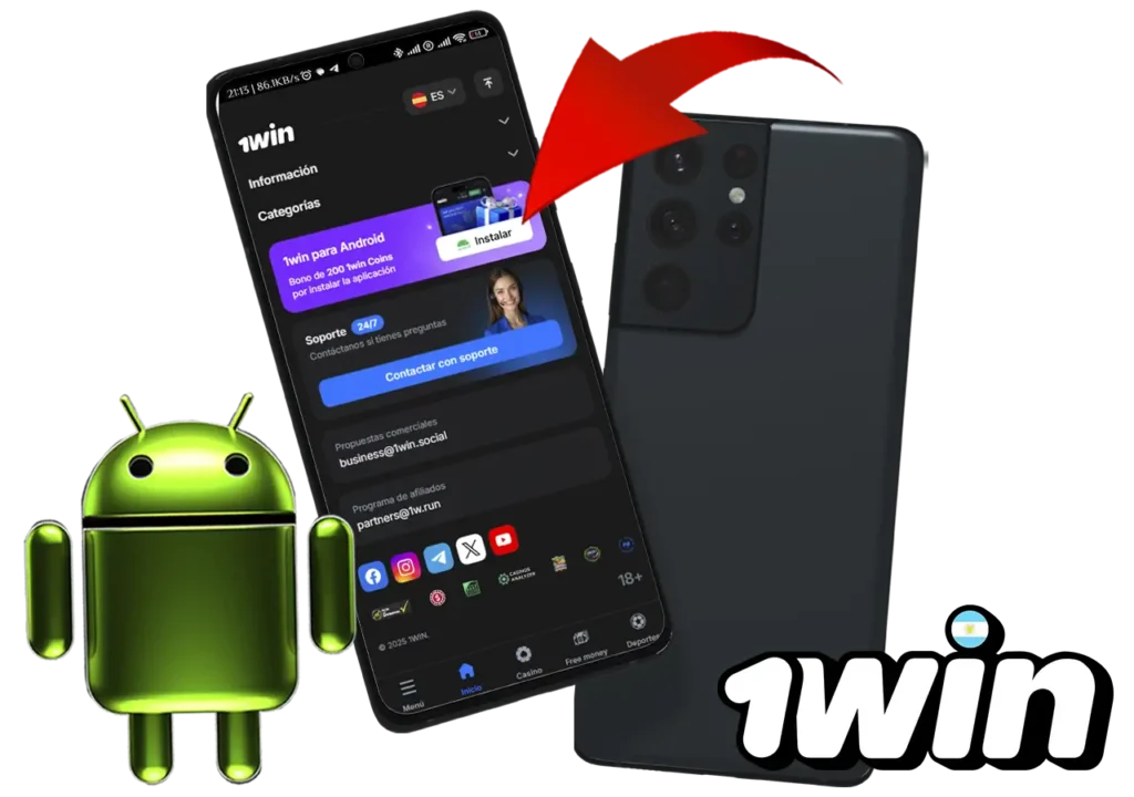 1win App para Android